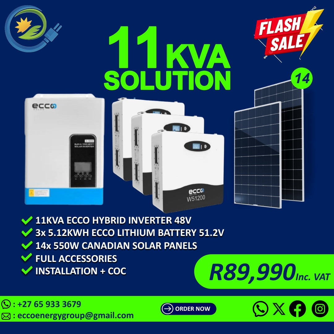 ECCO 11KVA FULL SOLAR KIT