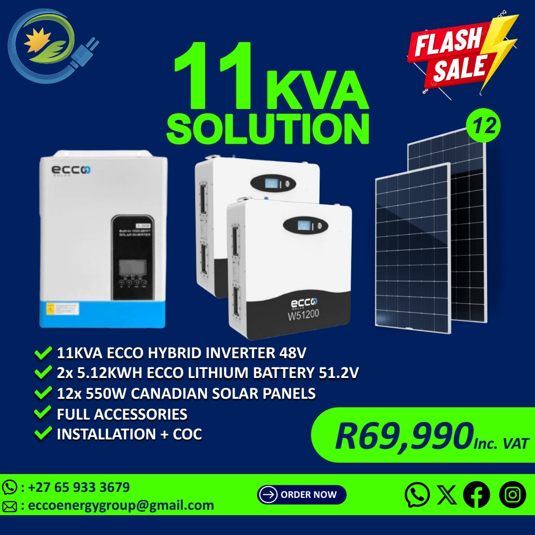 ECCO 11KVA FULL SOLAR KIT