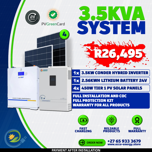 CONDER ENERGY 3KVA SYSTEM