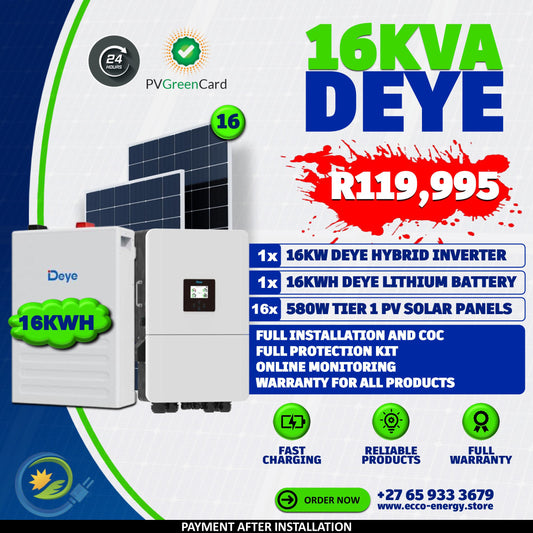 DEYE 16KVA OFFGRID SOLAR KIT