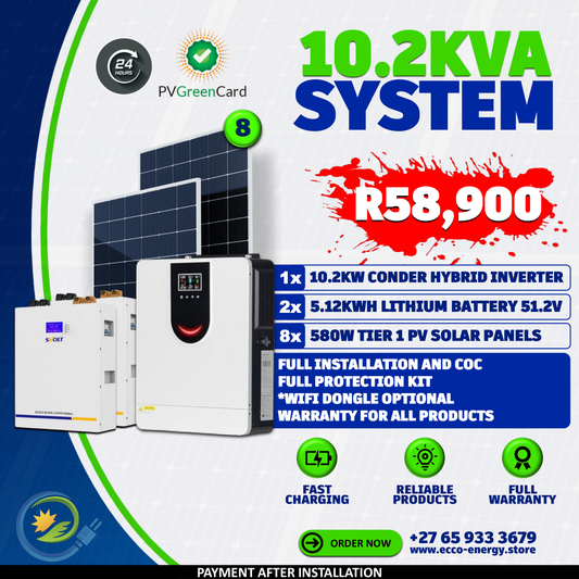 CONDER ENERGY 10.2KVA SYSTEM