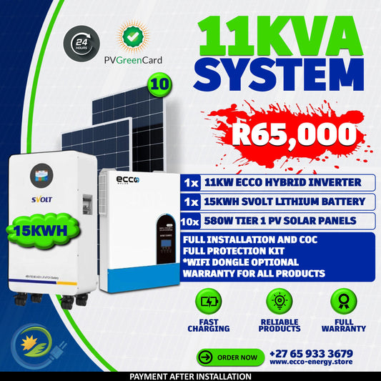 ECCO 11KVA FULL SOLAR KIT