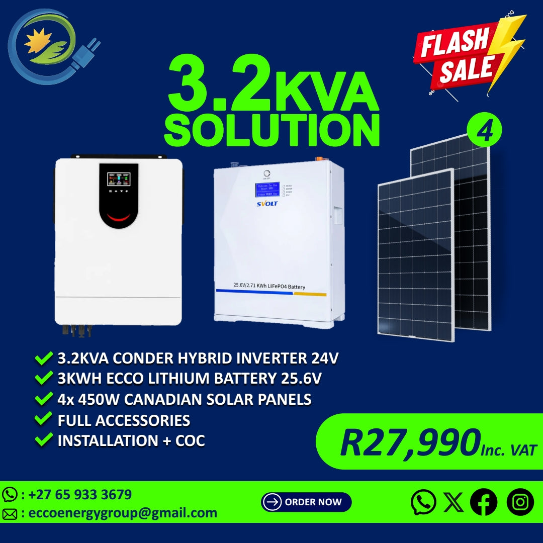 CONDER ENERGY 3KVA SYSTEM