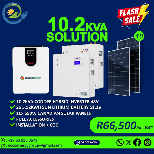CONDER ENERGY 10.2KVA SYSTEM